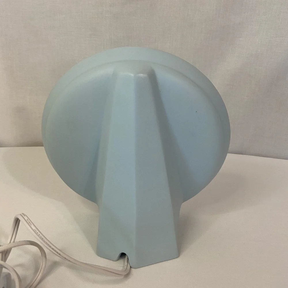 Vintage Jesus Nightlight Lamp Round Porcelain Bisque Religious Statue 7